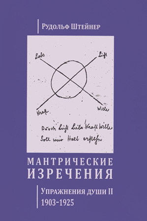 Мантрические изречения. Упражнения души II. 1903-1925 (Рудольф Штейнер. Обложка книги 2018 г. издания)