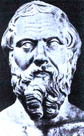 Геродо́т Галикарна́сский (др.-греч. Ἡρόδοτος Ἁλικαρνᾱσσεύς 484-425 до Р.Х.)
