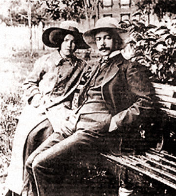 А.Ф. Котс и Н.Н. Ладыгина-Котс. 1913 г.
